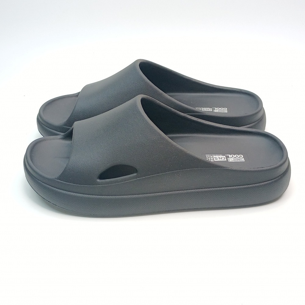 32 Degrees Cool Cushion Slides Women Size 7.5-8.5 Medium Black EVA Foam - Picture 3 of 8